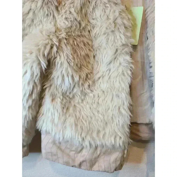 VTG Anthropologie Elevenses NWT fauxfur cropped jacket *EXCELLENT $178 Retro 70s - Picture 6 of 15